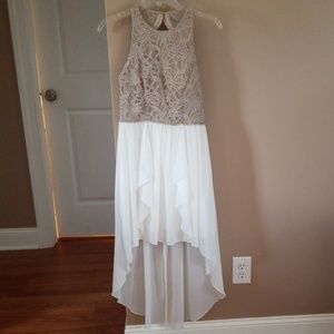 Women's formal high-low dress